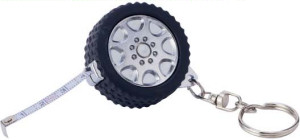 Promotional Key Chains: Tire Tape Measure Keychains